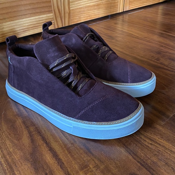 Toms Riley Women’s Forest Brown Suede Sneaker - Picture 5 of 6